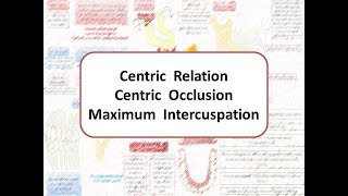 Concepts of Occlusion Centric Relation Centric Occlusion Maximum Intercuspation [upl. by Billi414]