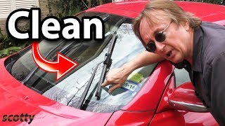 Life Hack That Will Keep Your Cars Windshield Clean Forever [upl. by Aixela917]