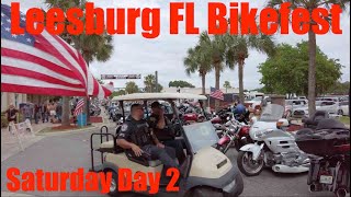 Leesburg Florida Bikefest  Saturday Afternoon at Bikefest Day 2 [upl. by Goldner451]