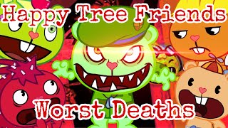 The Worst Death of Every Happy Tree Friends Character [upl. by Arela]