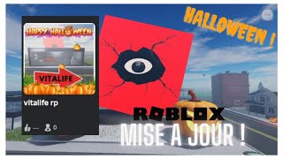 la mise a jour dhalloween de mon jeu roblox et la [upl. by Elmaleh]