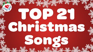 Top 21 Popular Christmas Songs and Carols 🎅🎄 Merry Christmas 2025 [upl. by Dazhahs]