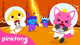 ¿Qué le pasó a la Tierra 🌎 Tierra Ardiente  Cambio Climático  Pinkfong Canciones Infantiles [upl. by Erodoeht]