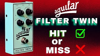 Is The Aguilar Filter Twin The FUNKIEST Envelope Filter For Bass [upl. by Zoilla836]