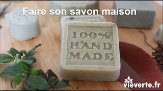 DIY fabriquer un savon maison en saponification froid [upl. by Schach]