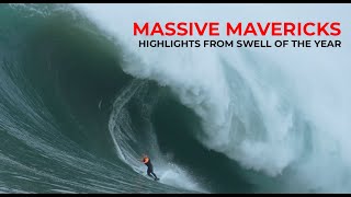 MASSIVE MAVERICKS HIGHLIGHTS Biggest Swell of the Year 12282023 FULL EDIT  Mavericks Awards [upl. by Sirehc]