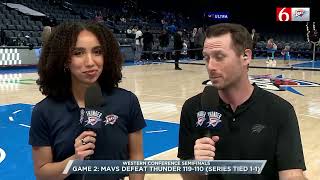 Postgame Show Oklahoma City Thunder vs Dallas Mavericks Game 2 [upl. by Parker327]