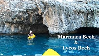 Marmara Beach лучший пляж на острове Крит amp LycosBeach Crete лучшие пляжи Крита Мармара и Ликос пляж [upl. by Sivrep476]