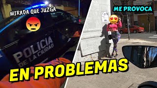 POLICIA en contramano ME MIRAN mal🚨 mujer me provoca para COSO🙆‍♂️ Observaciones Diarias 142 [upl. by Notxed998]