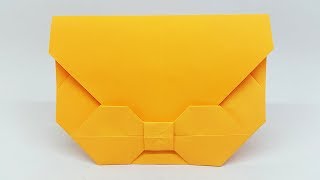 DIY Easy Origami Envelope Tutorial  Paper Envelope making ideas [upl. by Maxama94]