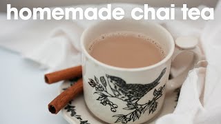 How to Make Homemade Chai Tea [upl. by Narag]