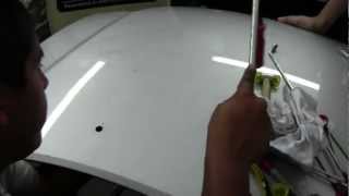 Curso Sacabollos Canedo  Sacando 11 bollos de granizo con una pinza  Paintless Dent Repair [upl. by Enyrehtak]