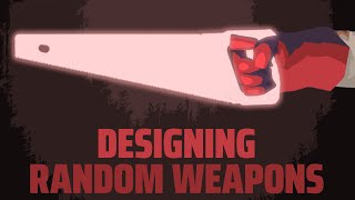 Designing Medic Weapons From Randomly Generated Stats [upl. by Roanna]