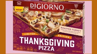 Digiorno Releasing Thanksgiving Style Pizza HawkTalk [upl. by Gnilyam]