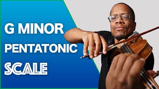 Jazz Violin Lessons  G Minor Pentatonic Scale [upl. by Saravat]