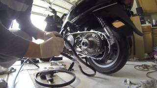 2002 Silver Wing 600 Drive Belt replacement [upl. by Klingel888]