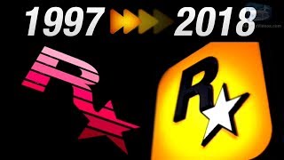 Evolution of Rockstar Games Logo Intro 1997  2018 [upl. by Eenahpets]