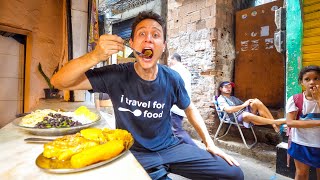 Inside FAVELAS of Rio de Janeiro  BRAZILIAN FOOD TOUR  National Dish of Brazil [upl. by Akenahs]