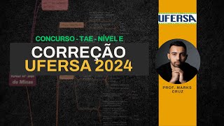 UFERSA  correção de legislação TAE 2024 NÍVEL E [upl. by Beore]