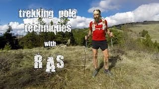 Trekking Pole Techniques  The UltraPedestrian Method [upl. by Randal]