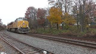 Repainted UP GE leads NS 288 111823  Piscataway NJ [upl. by Rona]