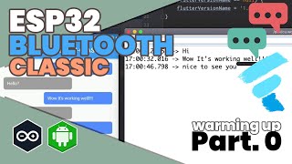 ESP32  BLUETOOTH CLASSIC  FLUTTER  Lets build BT Serial based on the examples Ft Chat App [upl. by Ase]