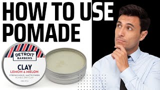 How to Use Pomade A Style Guide [upl. by Laban810]