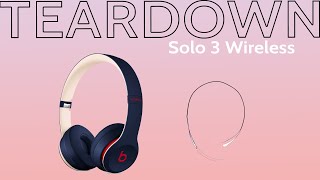 Beats By Dre Solo 3 Wireless Teardown Main Internal Wire Replacement  Repair Tutorial [upl. by Iroc841]