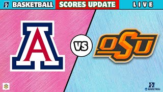 Oklahoma State vs Arizona  NCAA College Basketball 2025  Arizona Basketball Live Score Update [upl. by Lenra]