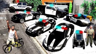 ROBANDO COCHES de POLICIA MILLONARIOS en GTA 5  🚓🚨 [upl. by Stoffel751]