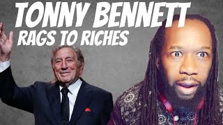 TONY BENNETT Rags to riches Music Reaction First time hearing [upl. by Wey111]