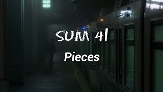 Sum 41  Pieces Lyrics [upl. by Kemble955]