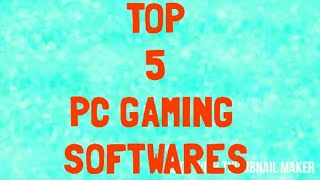 Top 5 softwares for PC games [upl. by Cheston]