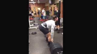 18 Year Old Reps 5 Plate DeadLift [upl. by Maddi]