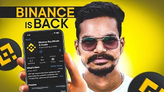 Binance is BACK in India EXCITING news for cryptocurrency lovers [upl. by Mallen]