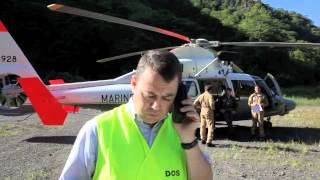 Exercice plan de secours en montagne à la Papenoo [upl. by Errol]