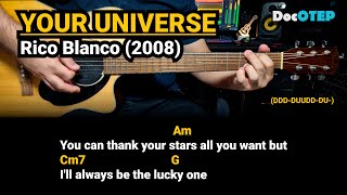 Your Universe  Rico Blanco 2008 Easy Guitar Chords Tutorial with Lyrics [upl. by Leafar]