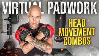 Virtual Padwork  Head Movement Combos [upl. by Tenney682]