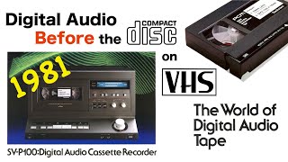 Technics SVP100  Digital Audio on VHS tapes  in 1981 [upl. by Rasmussen]