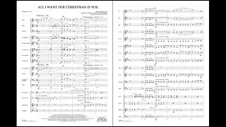 All I Want for Christmas Is You arranged by Johnnie Vinson [upl. by Dyob]