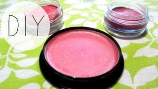 DIY Cream Blush 2 ways [upl. by Aihsenak]