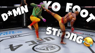 Alien Boy EMBARRASSES and Humbles Trash Talking Kid in 1 Round😂  UFC 4 [upl. by Marcelle]