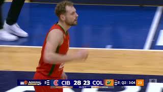 AdmiralBet ABA League 202425 highlights Round 12 Cibona – Cedevita Olimpija 14122024 [upl. by Tomasz]