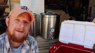 How to build an all grain brewing kettle kit  mash tun build [upl. by Ylnevaeh]