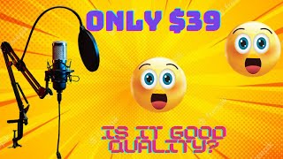 kmart proffesional gaming microphone unboxingsetup and review aka MY NEW MIC [upl. by Sset]