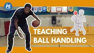 Teaching Basketball Ball Handling  Slaps TapsWraps Flips Flops [upl. by Nicki714]