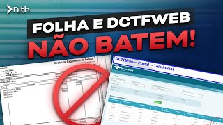 A DCTFWeb não bate com a Folha e agora  Dica 10  Quinzena de Dicas da DCTFWeb [upl. by Gideon]