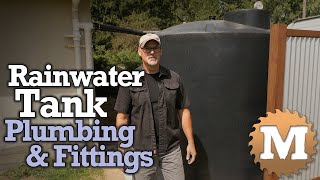 Rainwater Harvesting Tank Plumbing amp Fittings [upl. by Leehar]