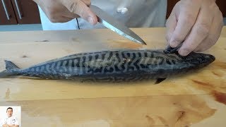 Shime Saba  Traditional Japanese Recipe for Sushi [upl. by Aennil]