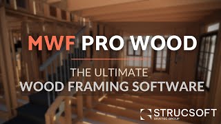 MWF Pro Wood  The Ultimate Wood Framing Software [upl. by Aissert]